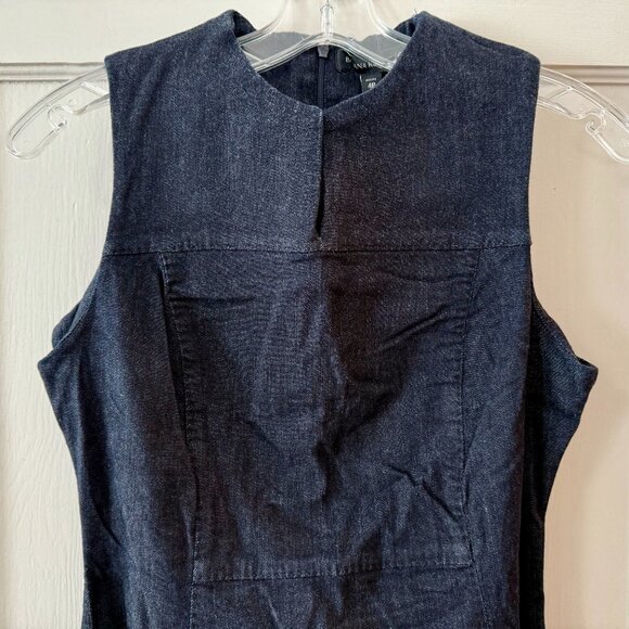 Banana Republic | Sleeveless Denim Sheath Dress - Picture 2 of 11